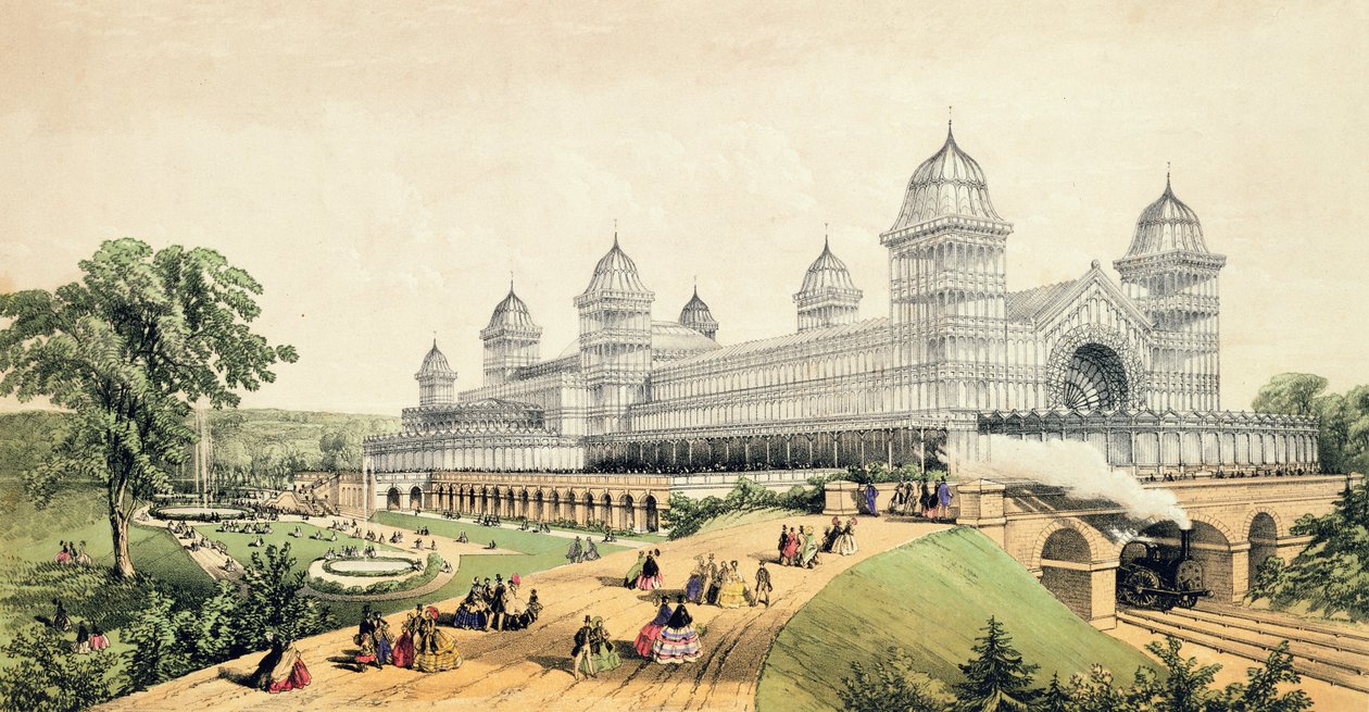 Alexandra Palace, publié par J.King et Son, 1873 - English School
