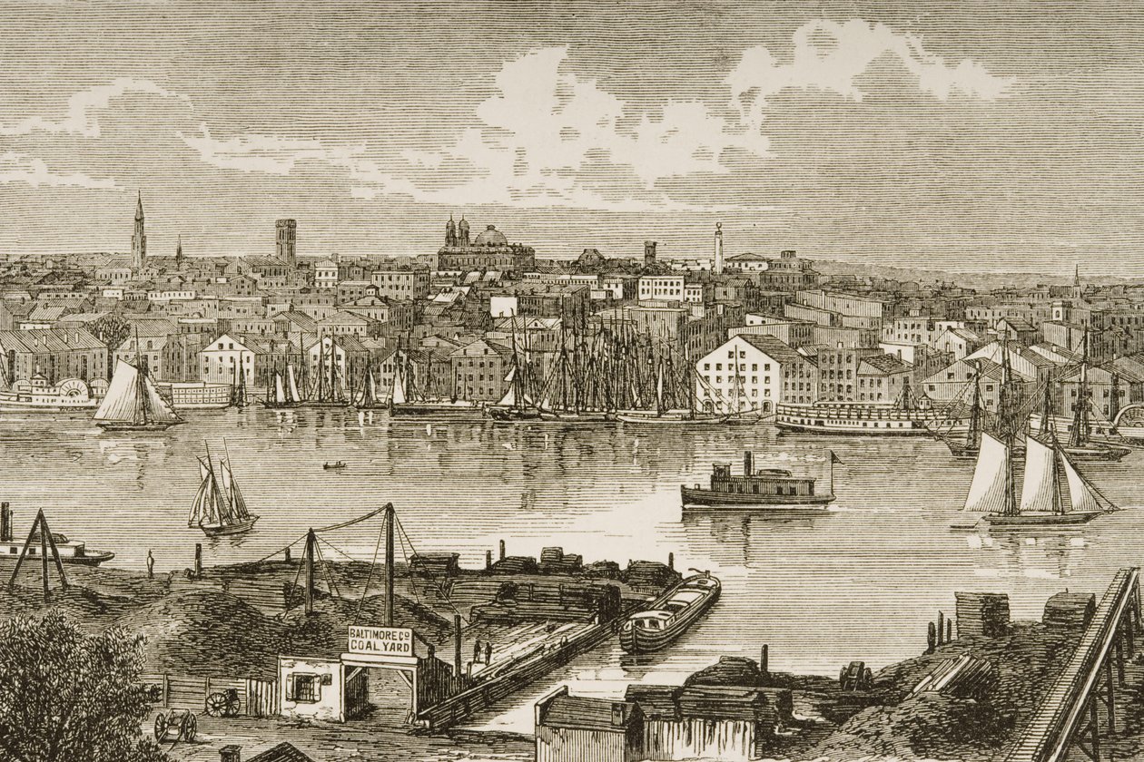 Baltimore, vers 1870, de 