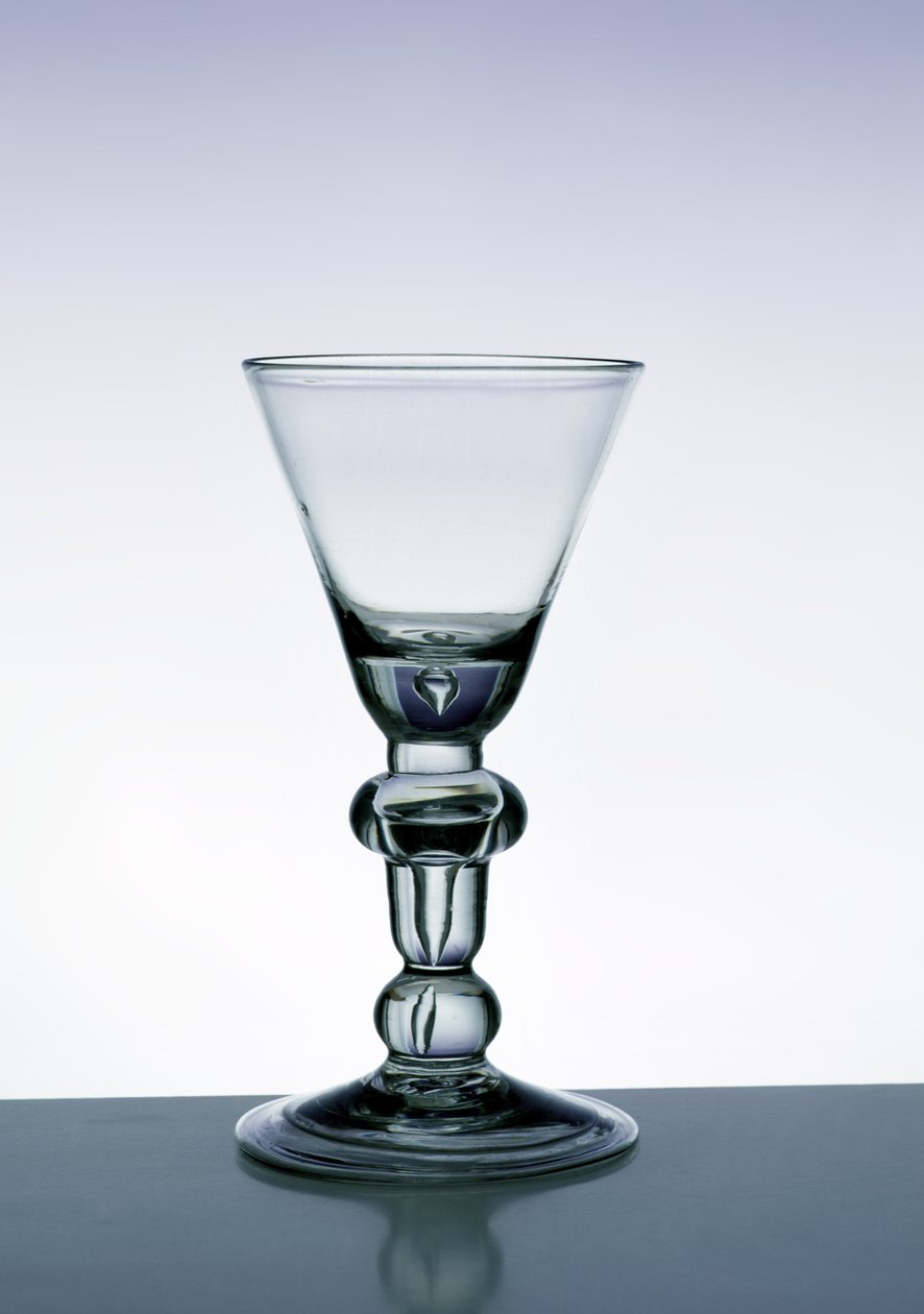 Gobelet à tige balustre, vers 1700-20 - English School