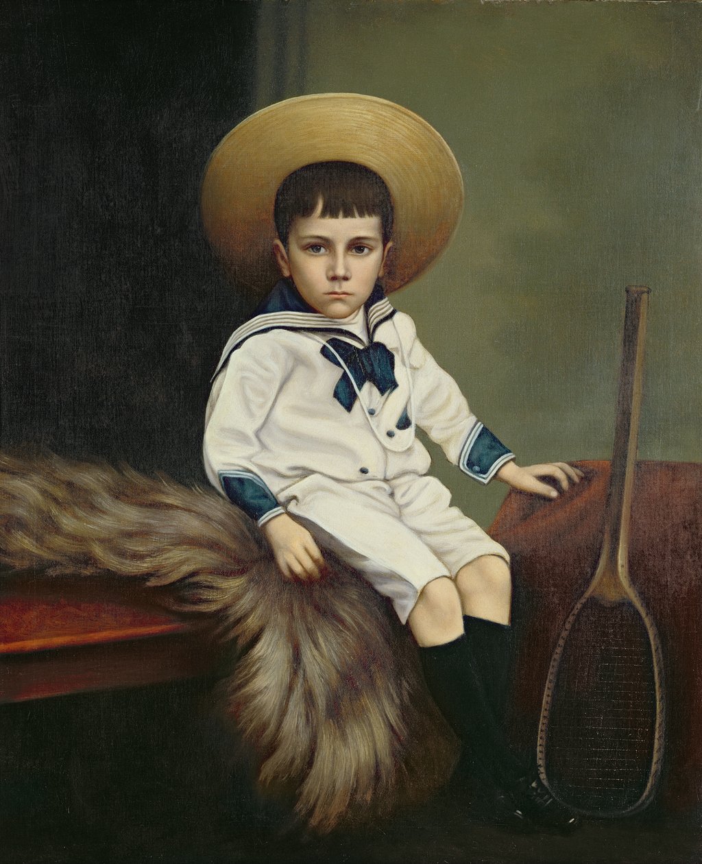 Garçon en costume de marin - English School