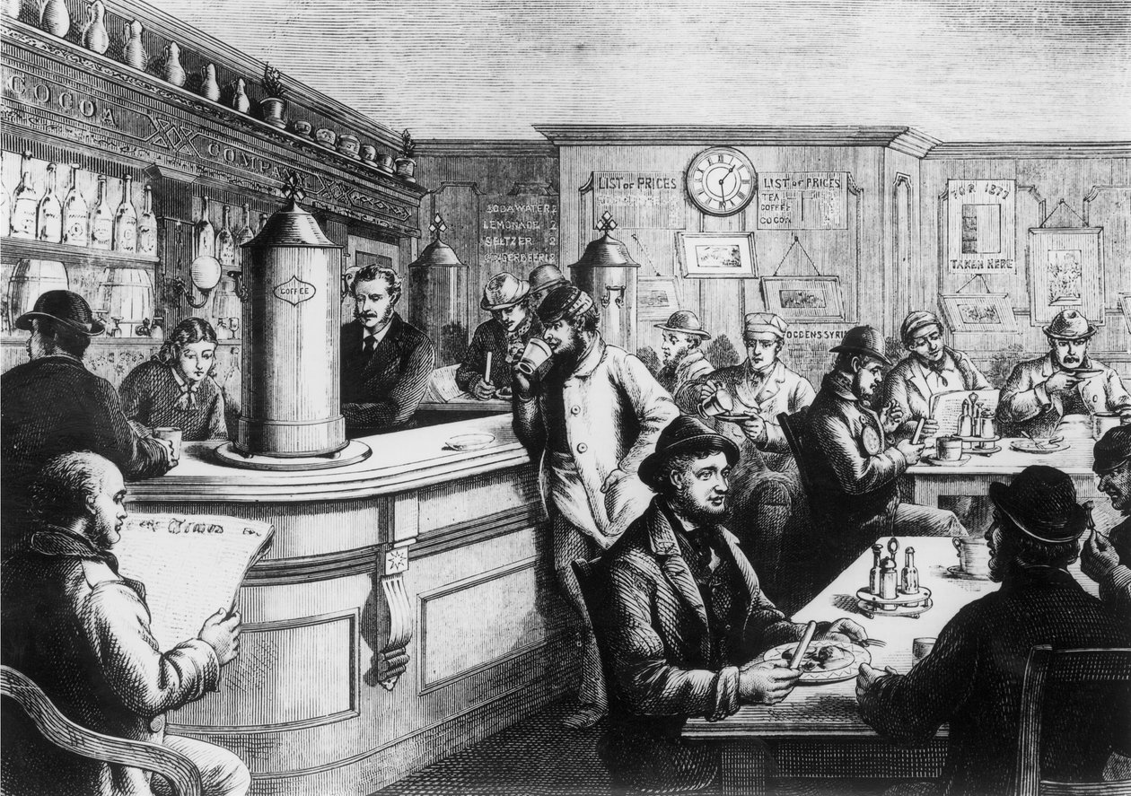 Café, Clerkenwell - English School