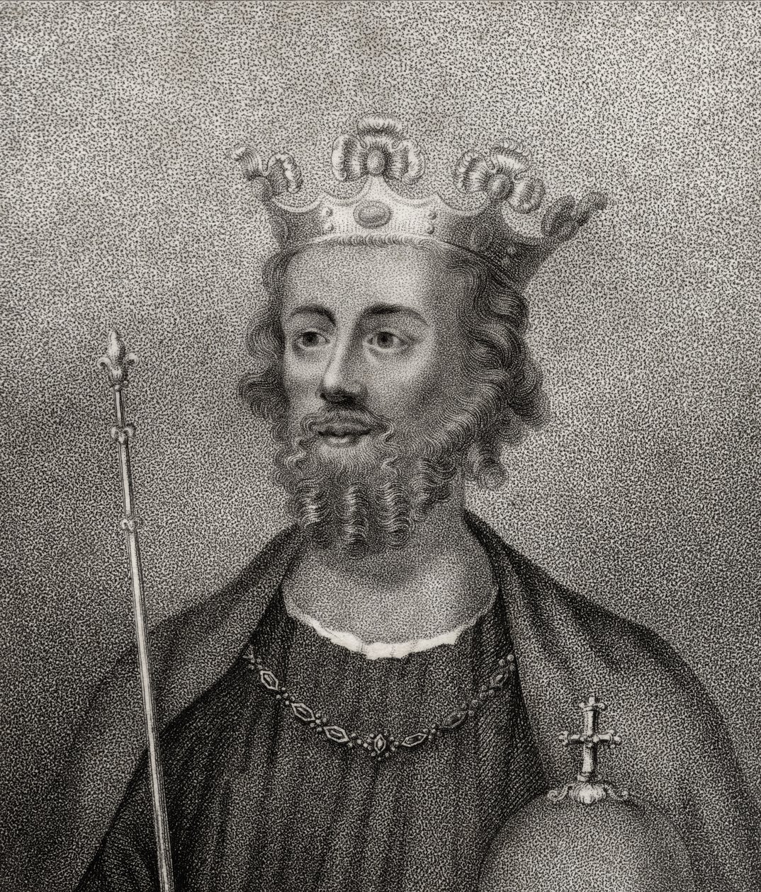 Édouard II, gravé par Bocquet, de 