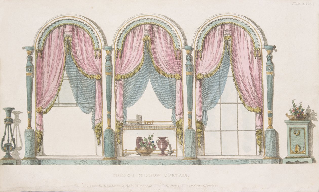 Rideau de fenêtre français, planche 55 de l