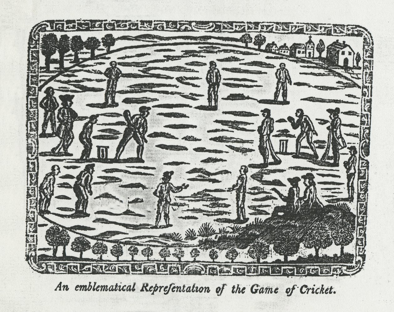 Partie de cricket, 1774 - English School