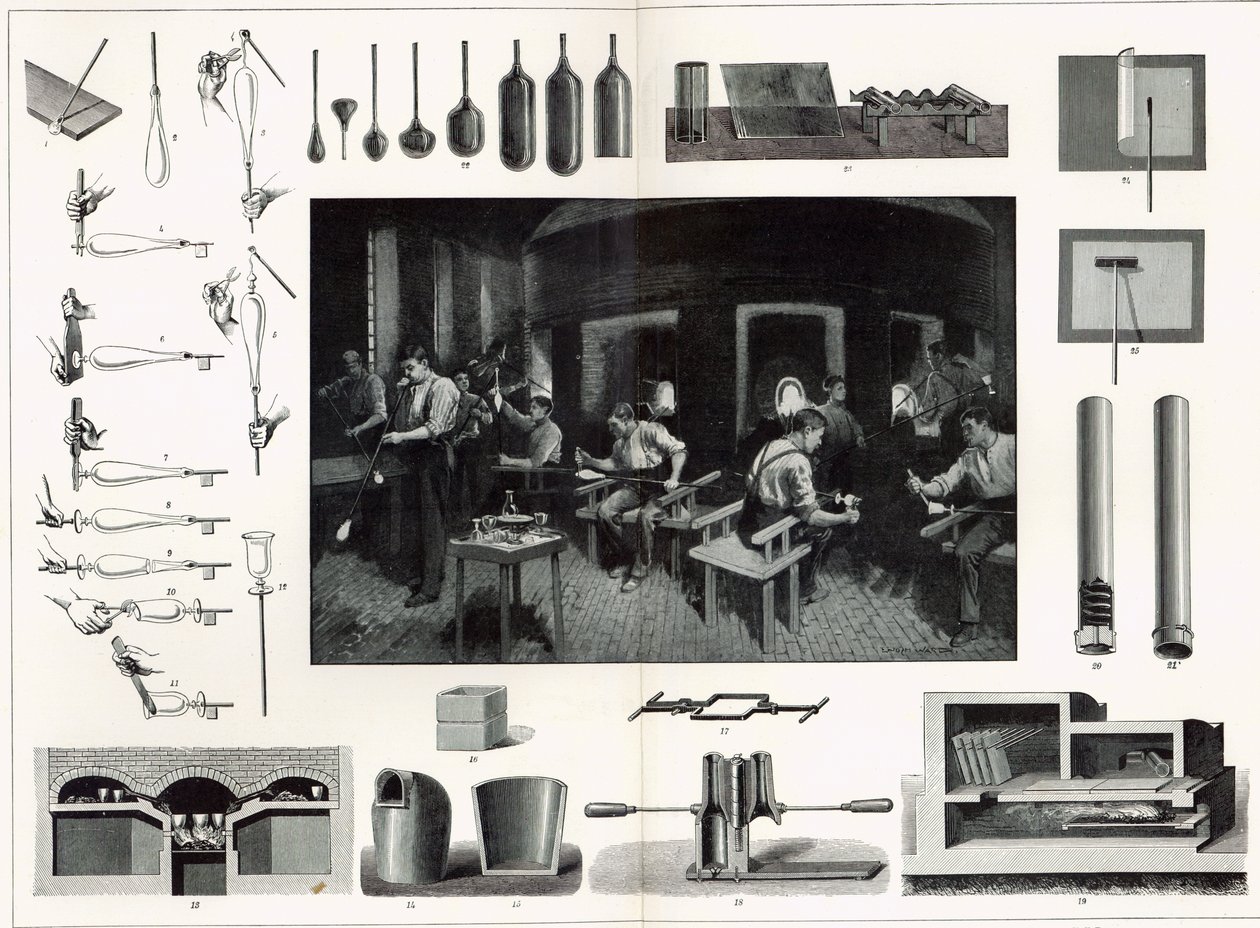 Fabrication de verre - English School