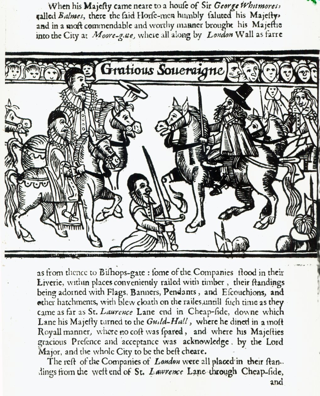 Souverain Gracieux, vers 1631 - English School