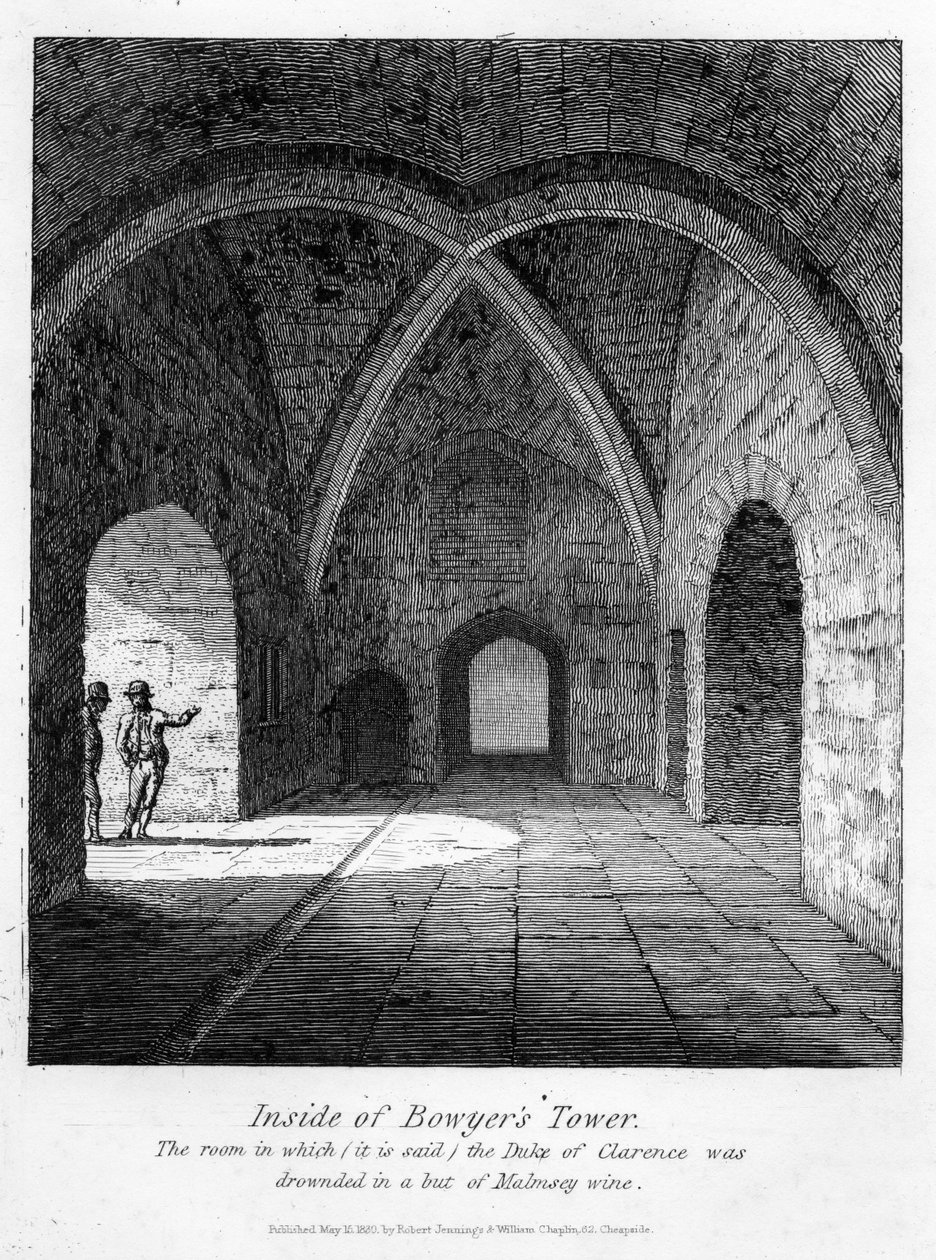 Intérieur de la tour de Bowyer, 1830 - English School