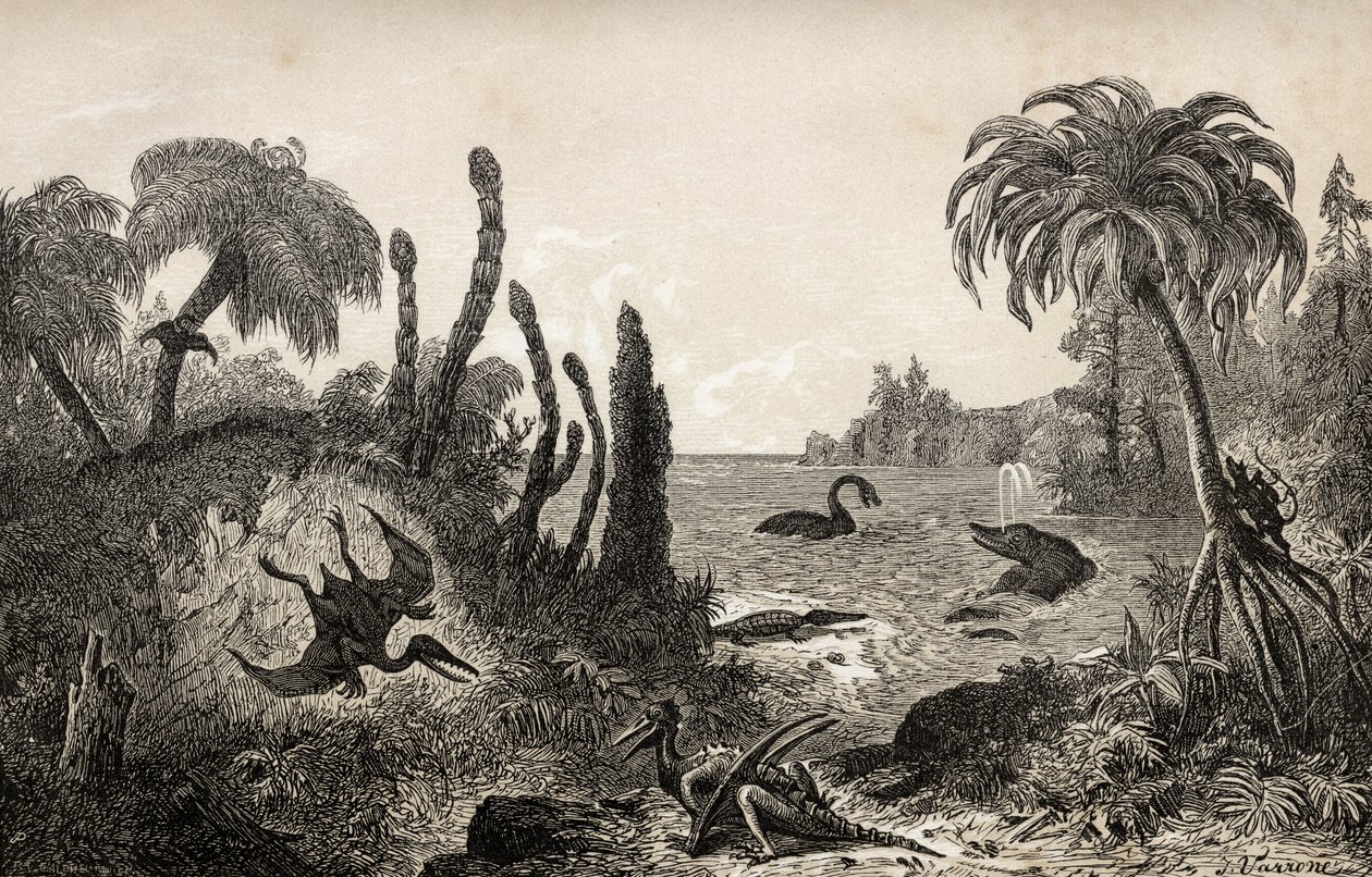 Paysage jurassique - English School