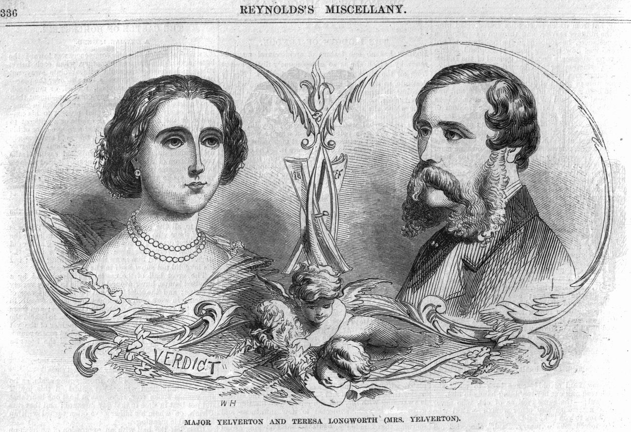 Major Yelverton et Teresa Longworth (Mme Yelverton), illustration de 