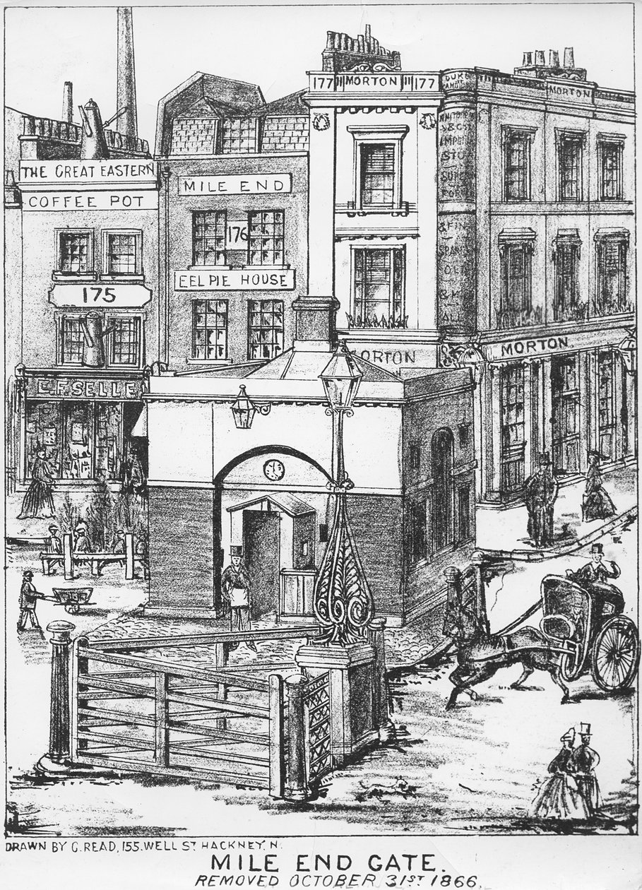 Porte de Mile End, c.1866 - English School