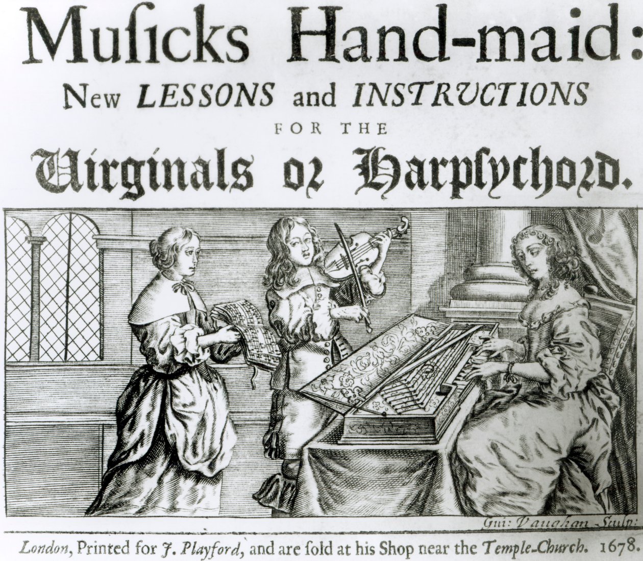 Nouvelles leçons et instructions pour le clavecin ou les virginals - English School