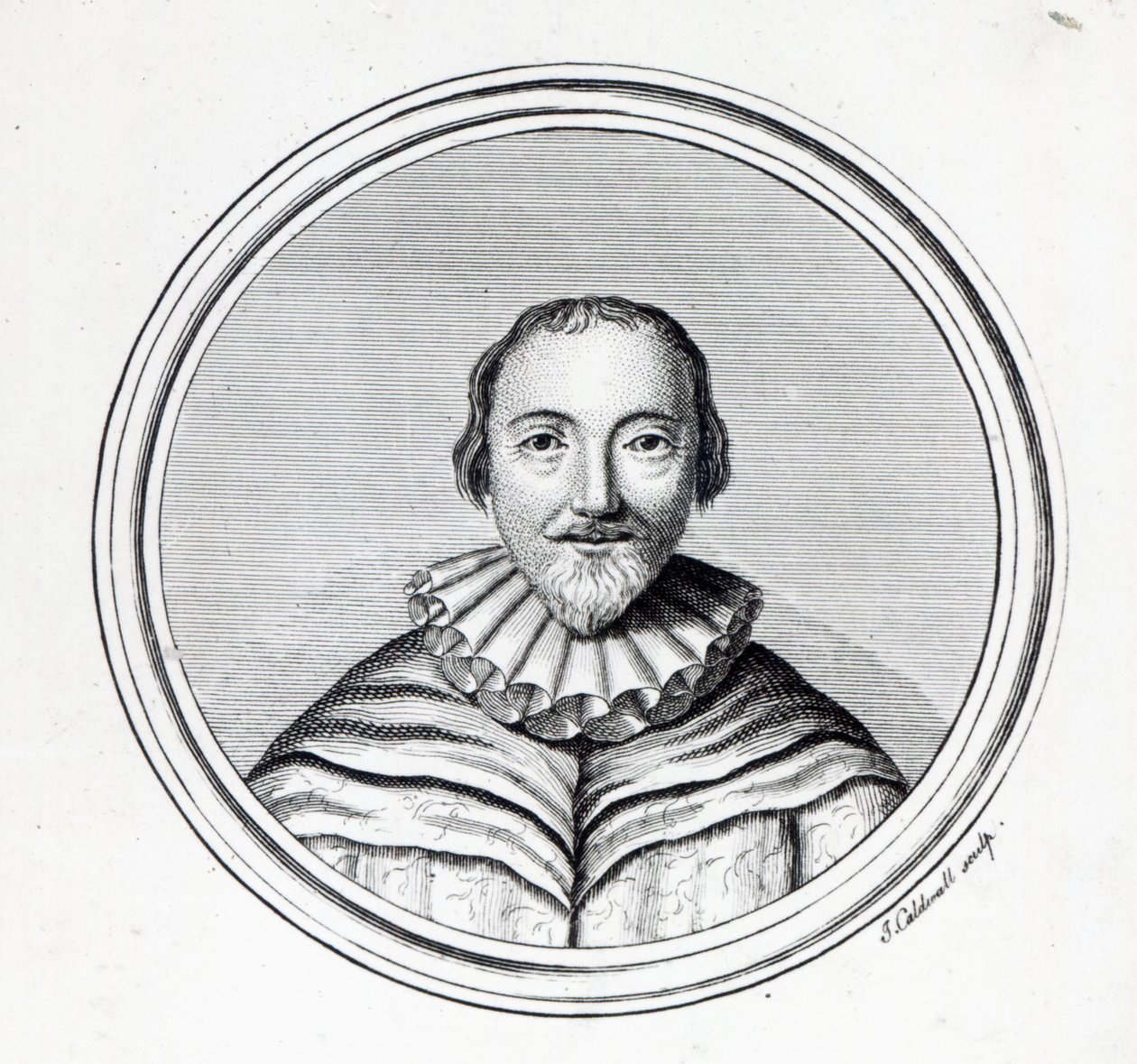 Orlando Gibbons, gravé par J. Caldwall - English School