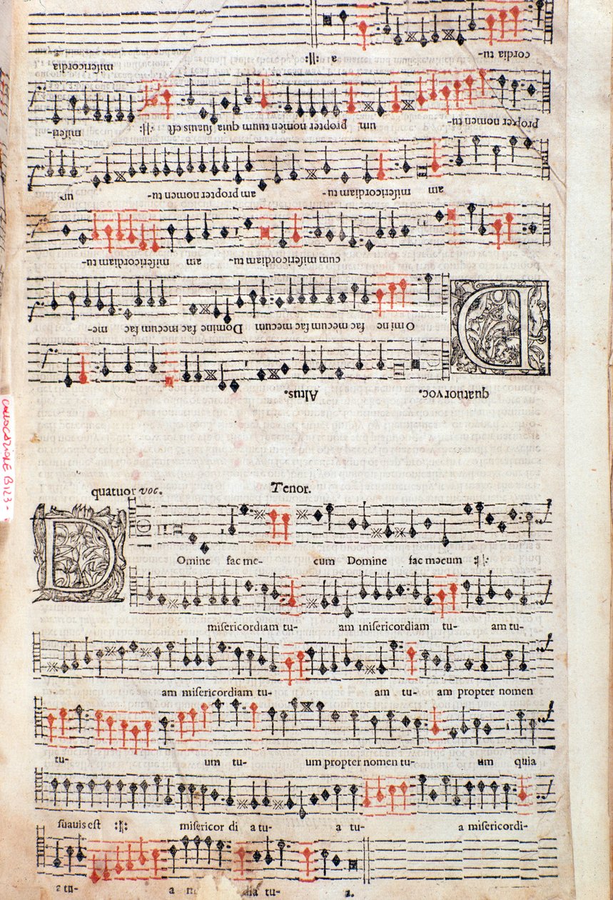 Page de A Plaine and Easie Introduction to Practicall Musicke par Thomas Morley, Détail, 1597 - English School