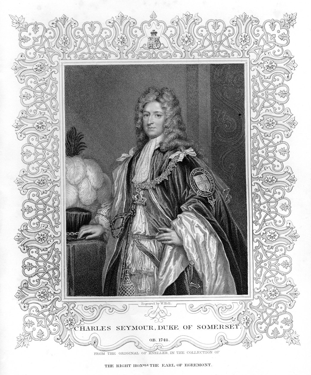 Portrait de Charles Seymour, duc de Somerset - English School