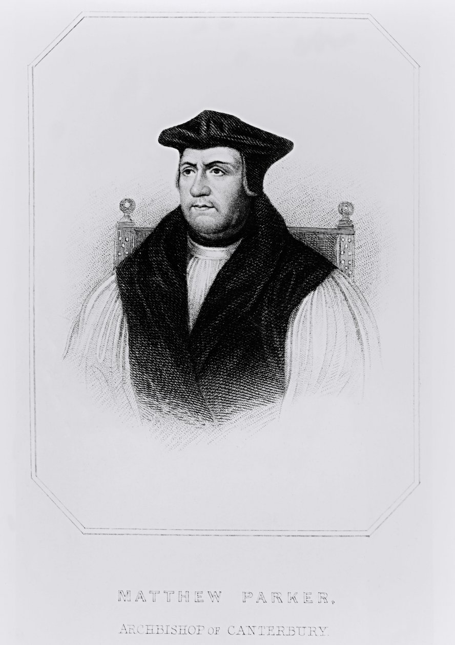Portrait de Matthew Parker (1504-75) de 