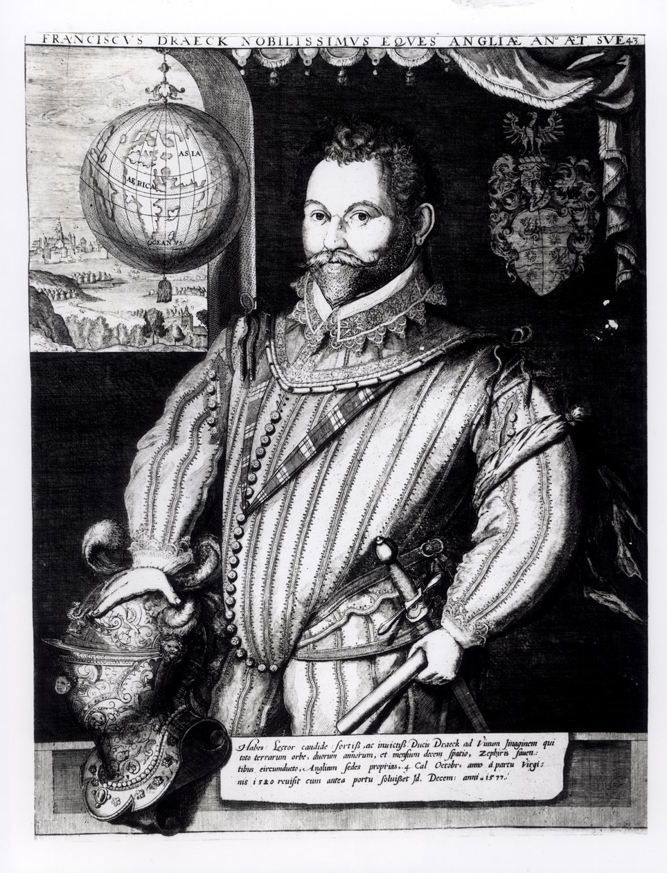 Portrait de Sir Francis Drake (vers 1540-96) - English School
