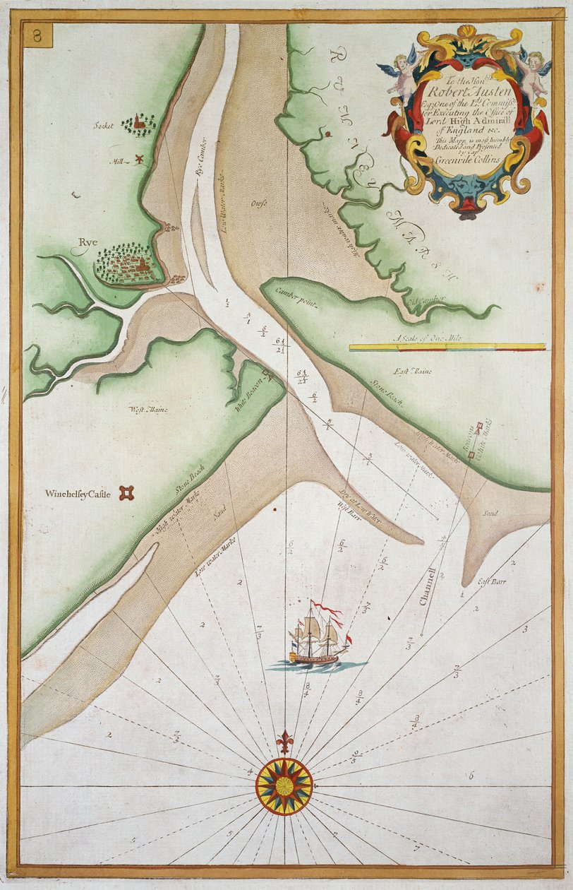 Rye et le château de Winchelsea - English School