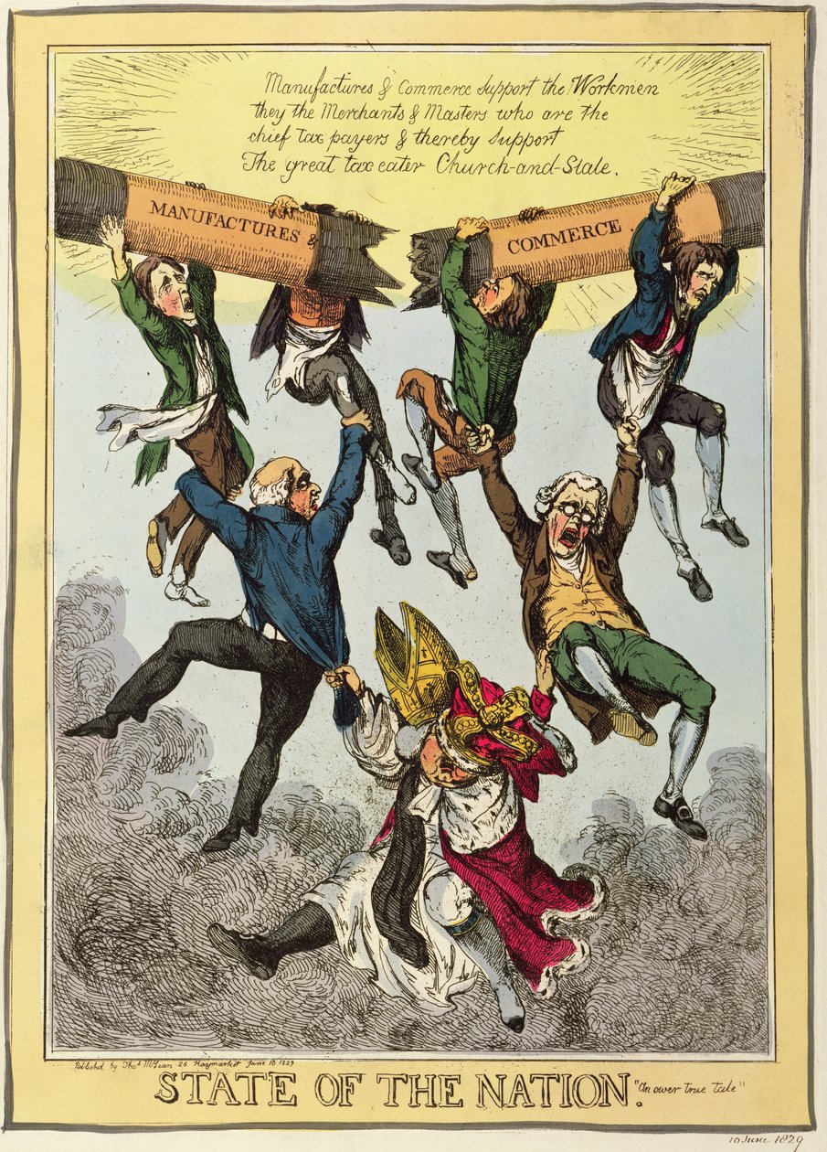 État de la nation, 10 juin 1829 - English School