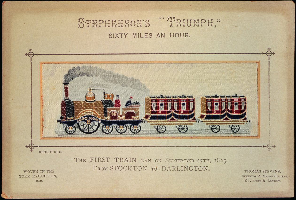 Le Triomphe de Stephenson, tissé pour l