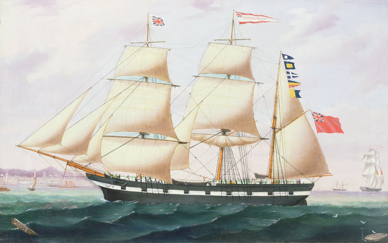 La barque `Cormorant - English School