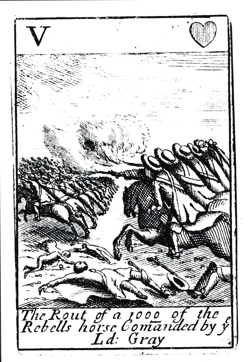 La Déroute de 1000 rebelles à la bataille de Sedgemoor, 6 juillet 1685 - English School