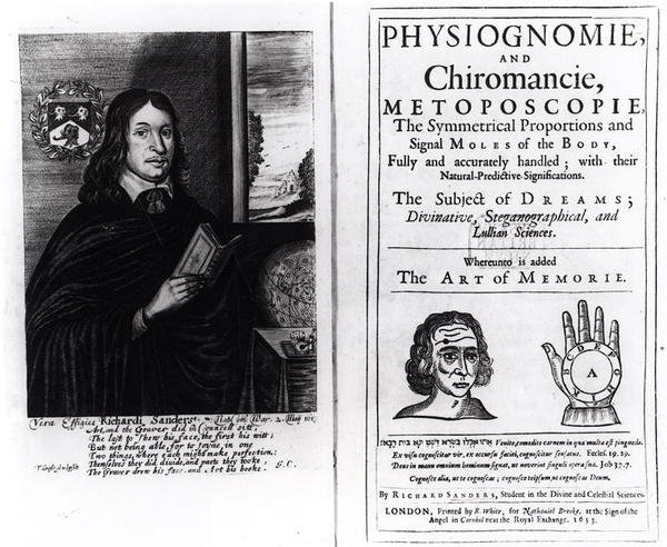 Page de titre de Physiognomie et Chiromancie : L
