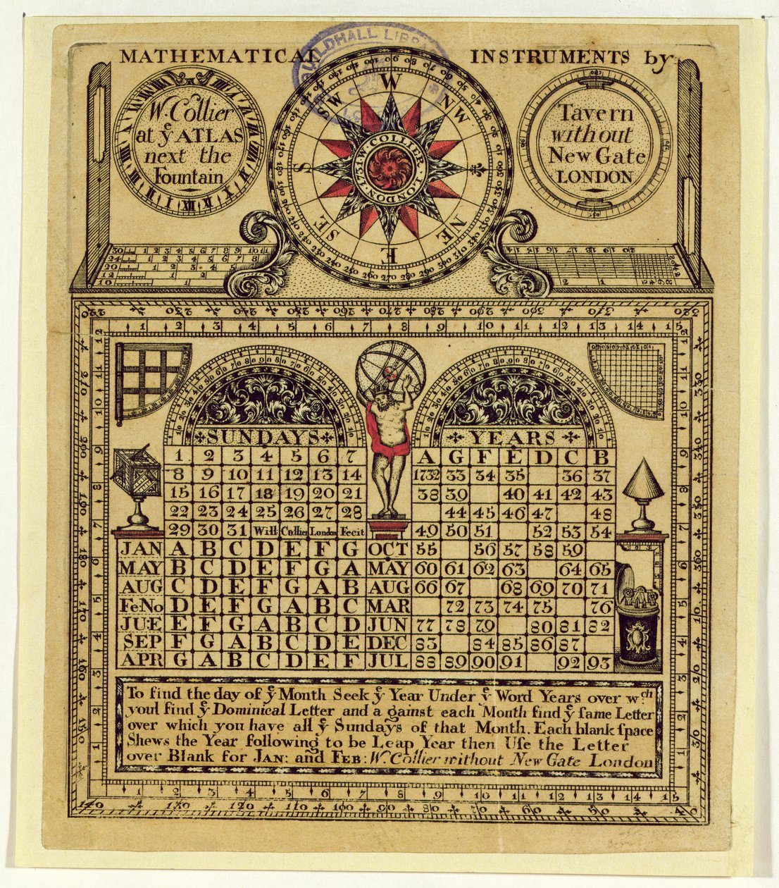 Carte de visite de W. Collier, fabricant d