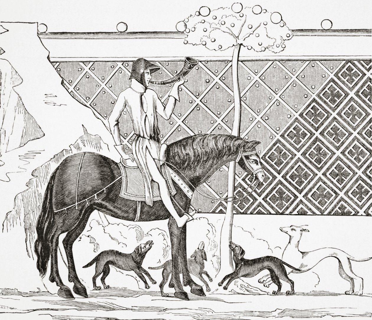 Tristan à la chasse, 1878 - English School