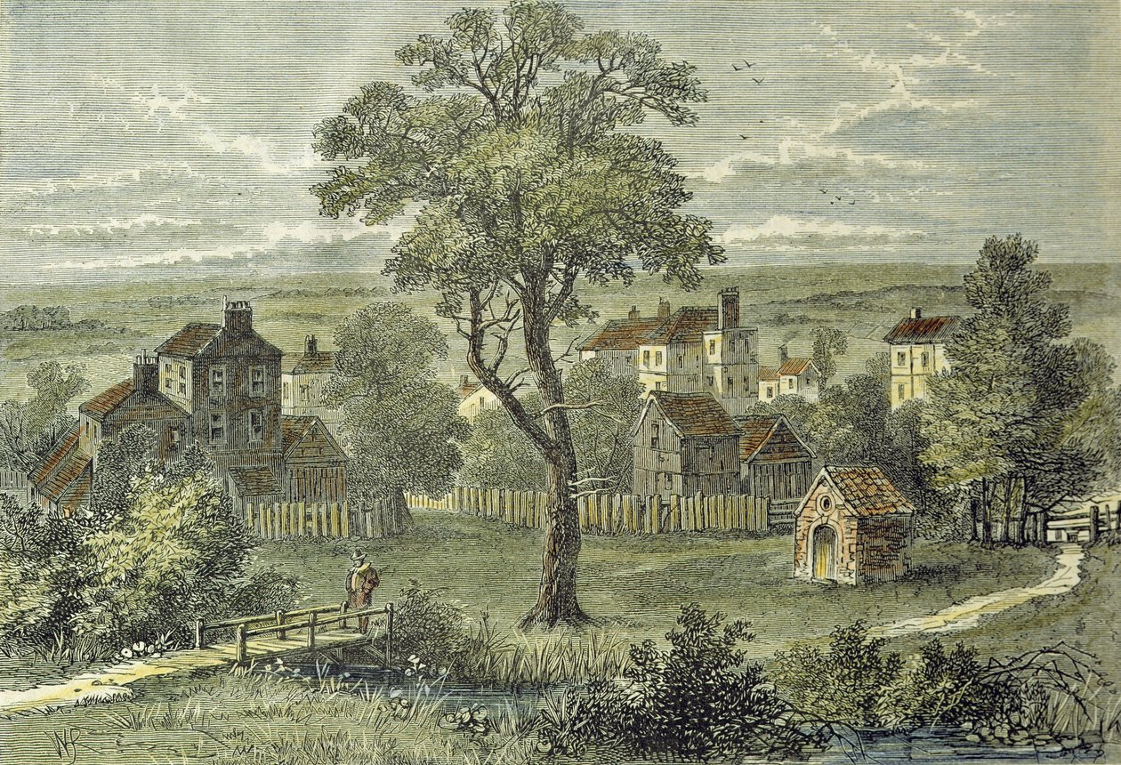 Vue de Marylebone, depuis le site de l