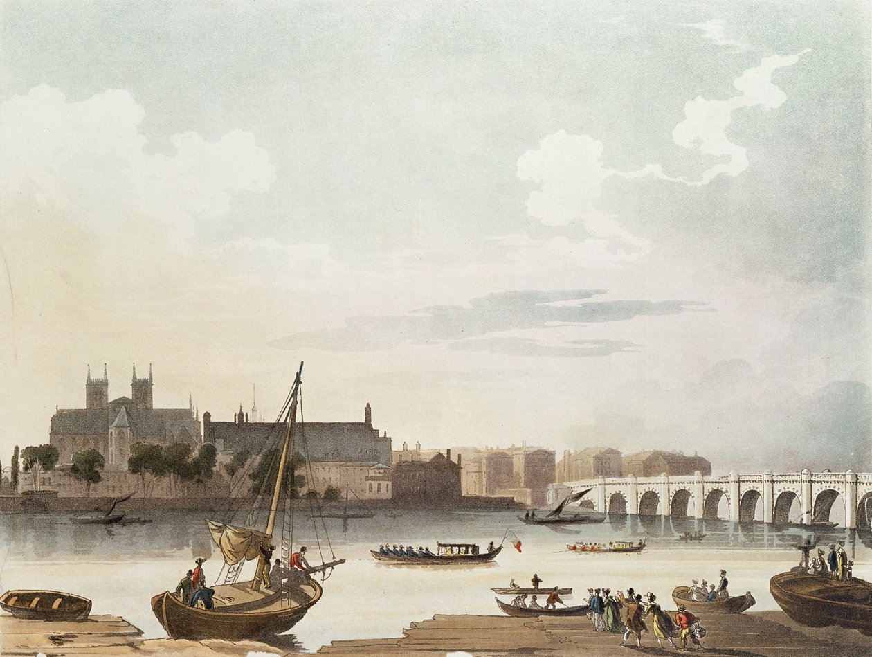 Vue de Westminster et du pont - English School