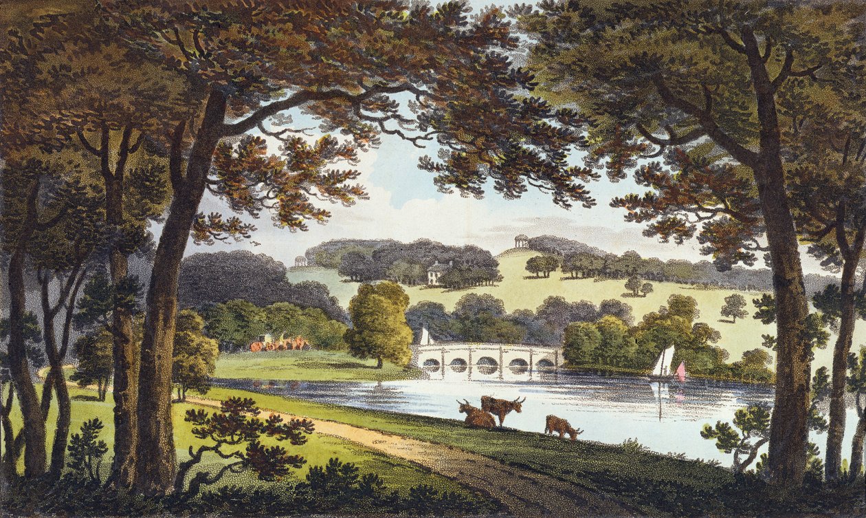 Eau à Wentworth, Yorkshire, 1802 - English School