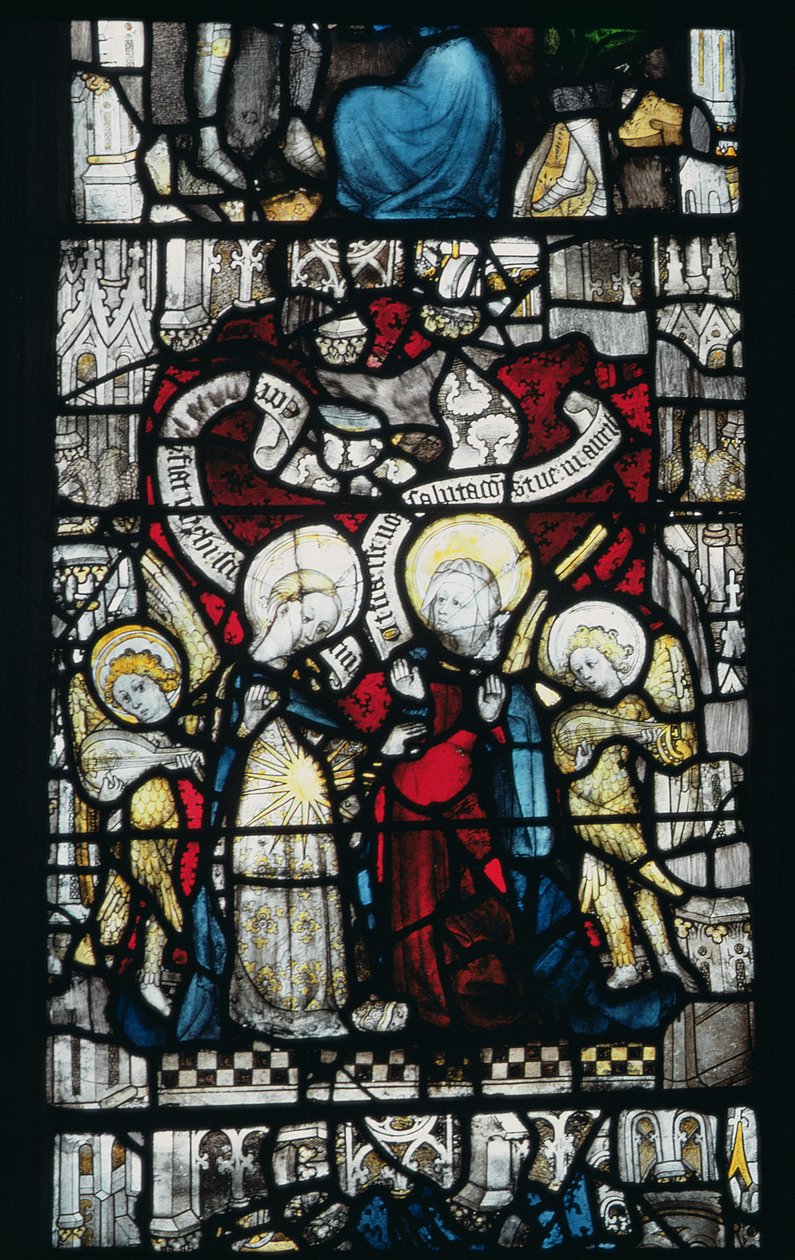 Vitrail représentant la Visitation - English School