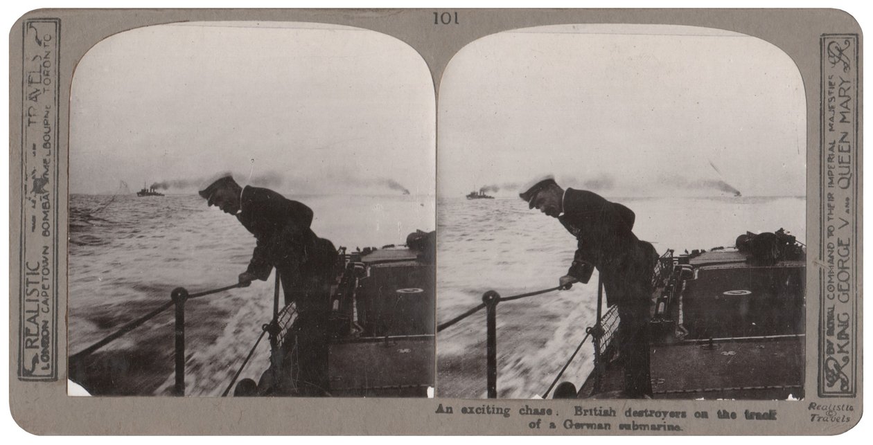 Une poursuite excitante. Destroyers britanniques sur la piste d