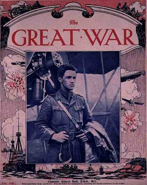 Capitaine Albert Ball (1896-1917) D.S.O, M.C., couverture de 