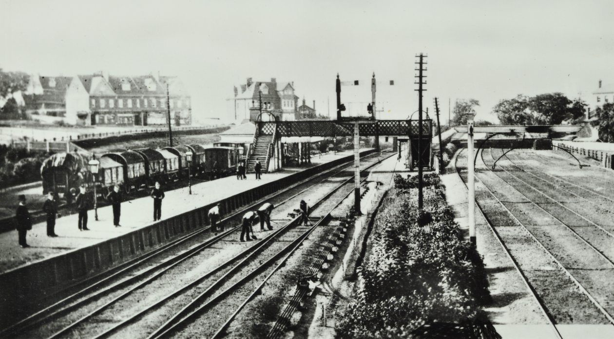 Gare de Grove Park : extérieur et quais, 1888 - English Photographer