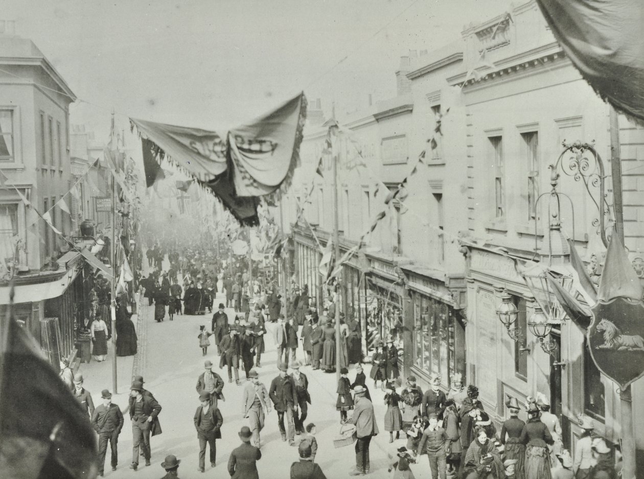 Hare Street : inauguration du ferry de Woolwich, 1889 - English Photographer