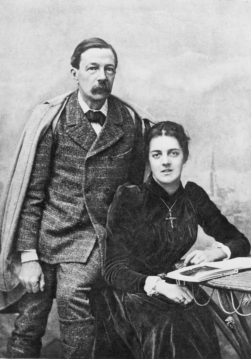 John Addington Symonds et sa fille, 1891 - English Photographer