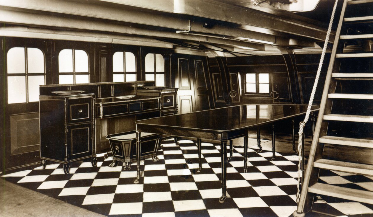 Salle à manger de Nelson à bord du HMS Victory - English Photographer