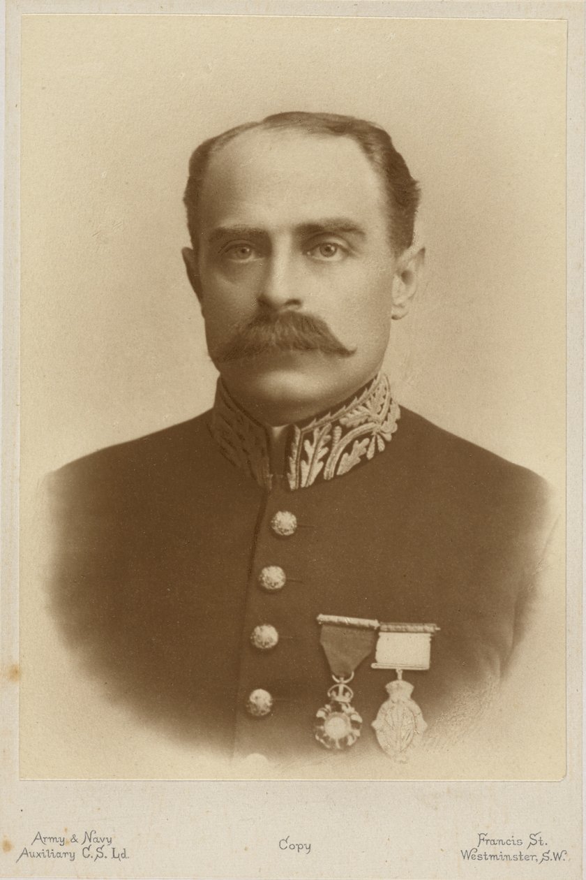 Portrait de Francis Younghusband (photo n/b) - English Photographer