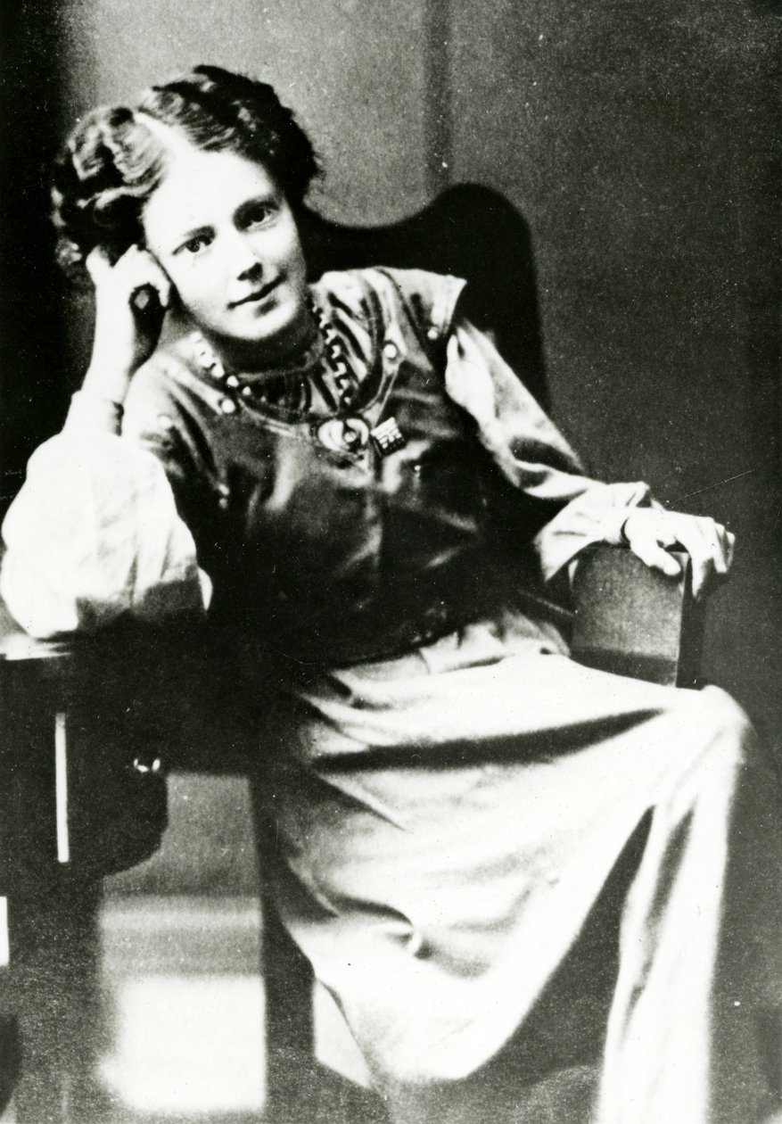 Portrait de Mary Eleanor Gawthorpe, vers 1909 - English Photographer