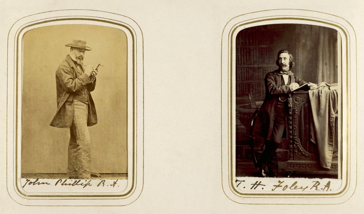 Portraits de John Phillip et John Henry Foley - English Photographer