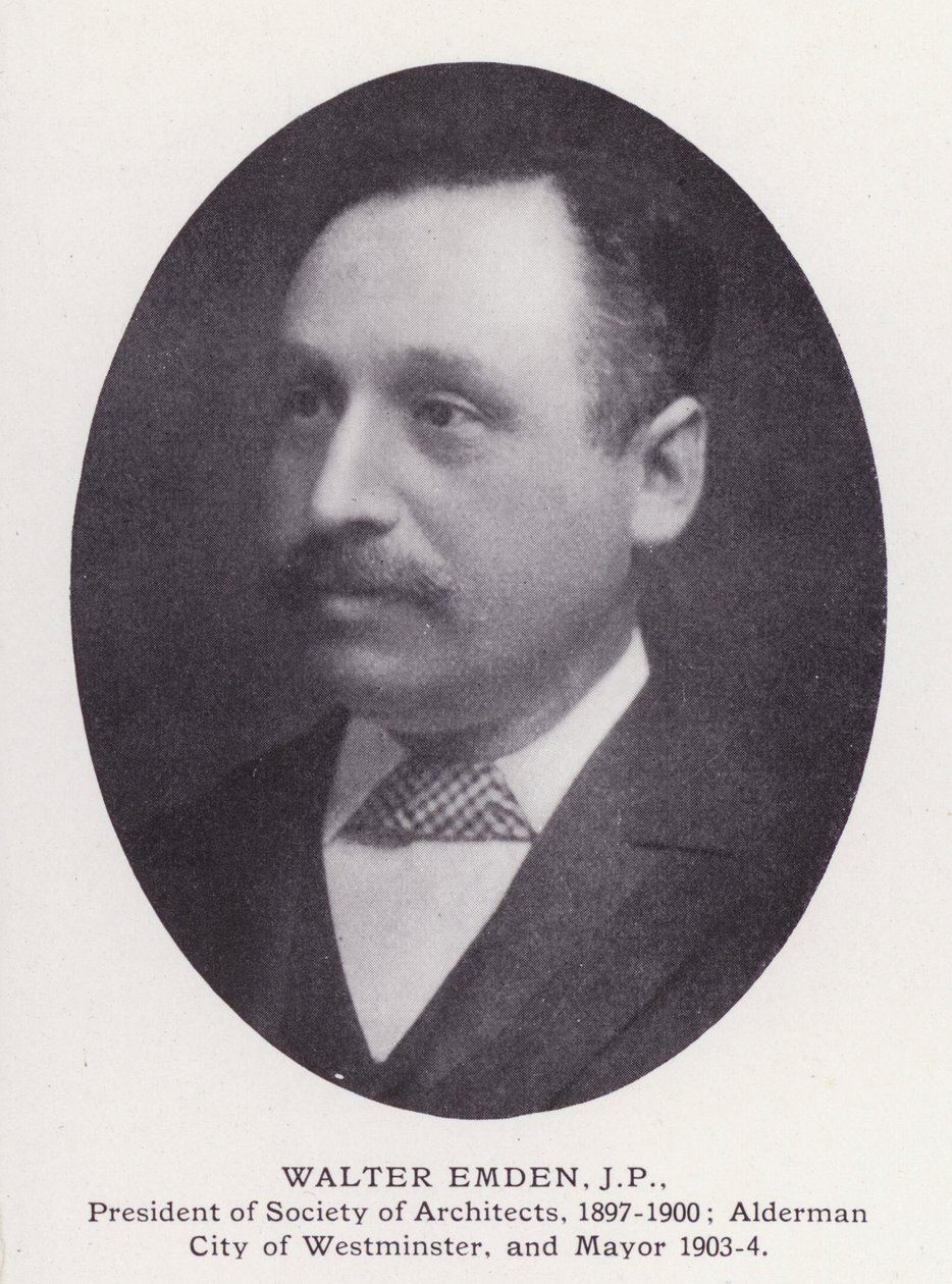 Hommes éminents de Londres : Walter Emden - English Photographer