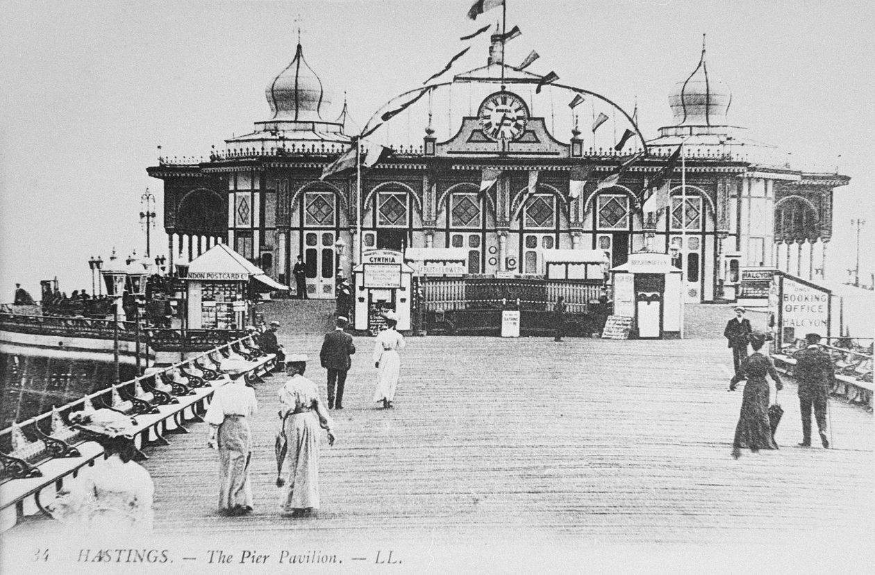 Le pavillon de la jetée, Hastings, vers 1890 - English Photographer