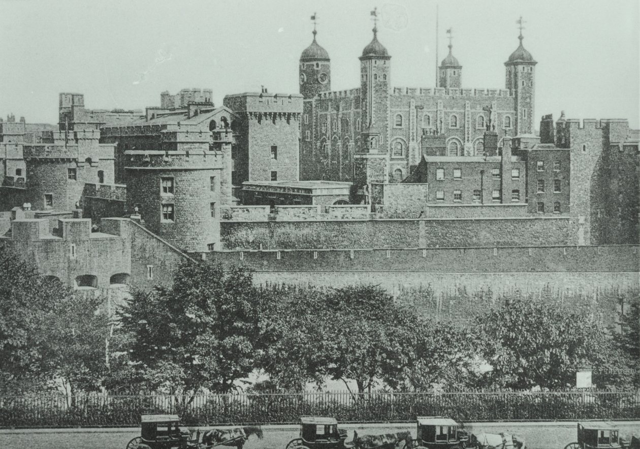 Tower Hill : vue de la Tour de Londres, 1895 - English Photographer