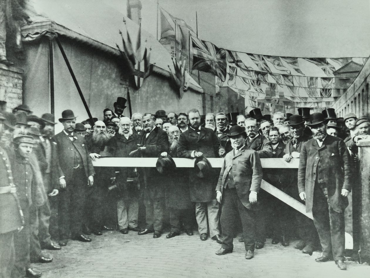 Westferry Road: libération de la route du péage, 1885 - English Photographer