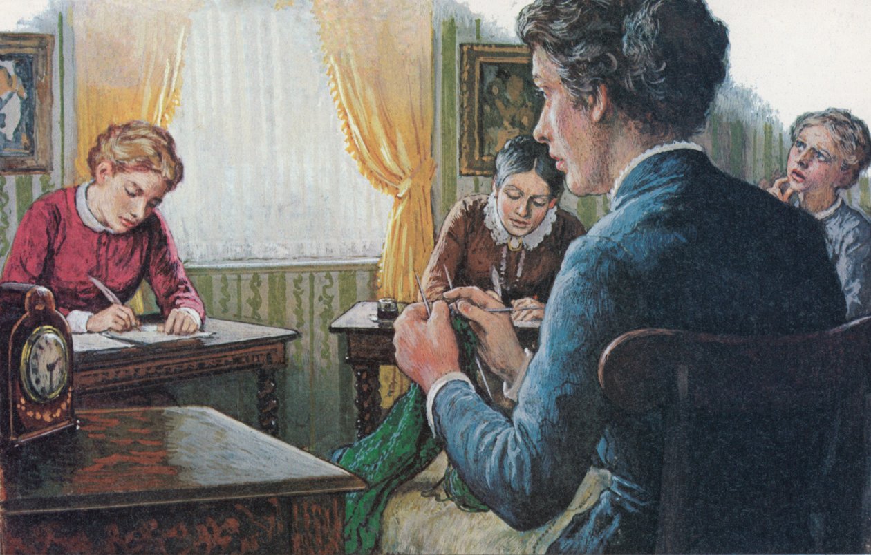1873, trois étudiants du Girton College nouvellement créé passent leurs examens de fin d