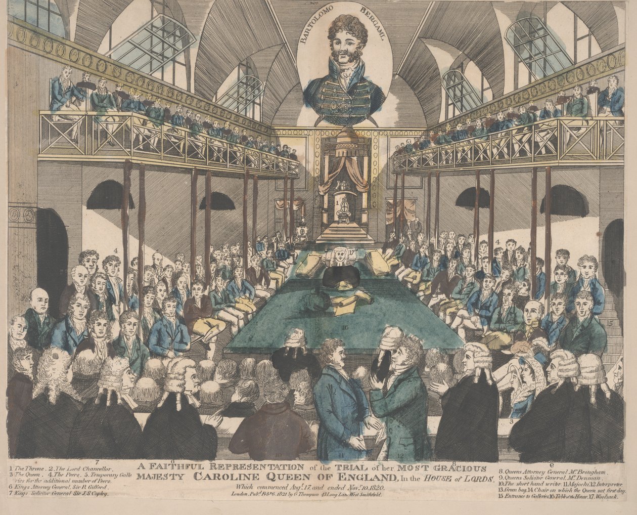 Représentation fidèle du procès de Caroline, reine d