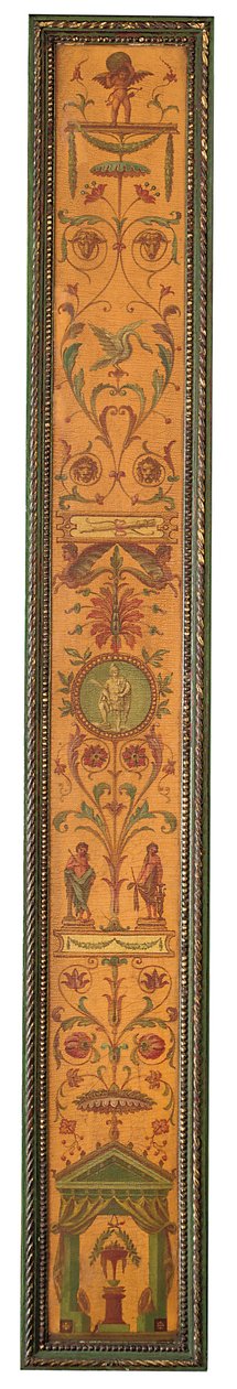 Bibliothèque à façade courbe de style George III, vers 1880 - English School
