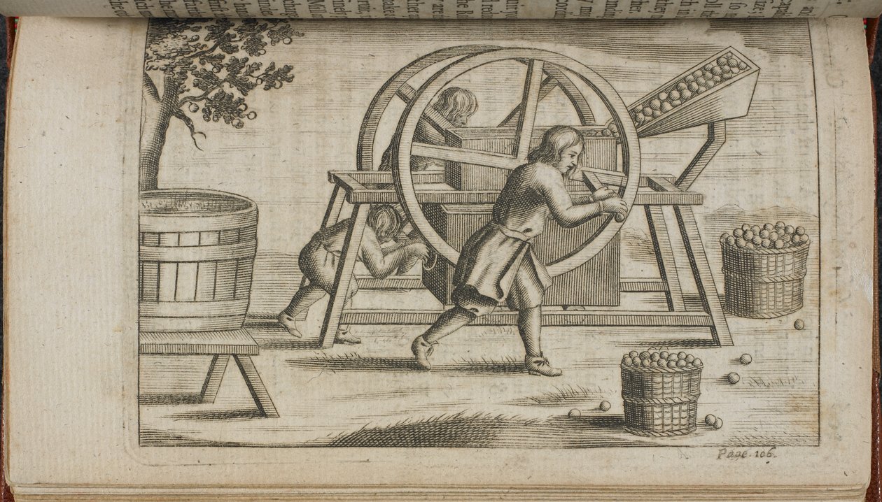 Une machine pour presser les fruits, illustration de 