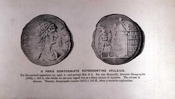 Un Contorniate Parisien Représentant Apulée (c.124-170 AD) - English School